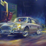 'Goldfinger'
Scene from the iconic 1964 film.
Acrylic on canvas, 120cm x 75cm
