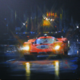 'Le Mans 1970'
The Ferrari 512 of Arturo Merzario and Clay Regazzoni.
Acrylic on canvas, 40cm x 40cm
SOLD