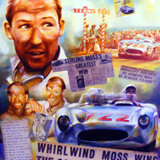 'Stirling Moss Mille Miglia 1955'
Acrylic on canvas, 70cm x 90cm
SOLD